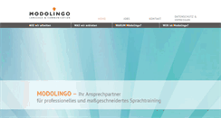 Desktop Screenshot of modolingo.de