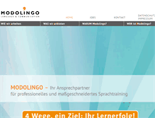 Tablet Screenshot of modolingo.de